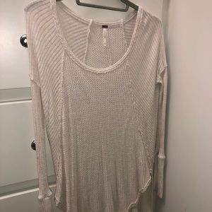 Free People White Sweater